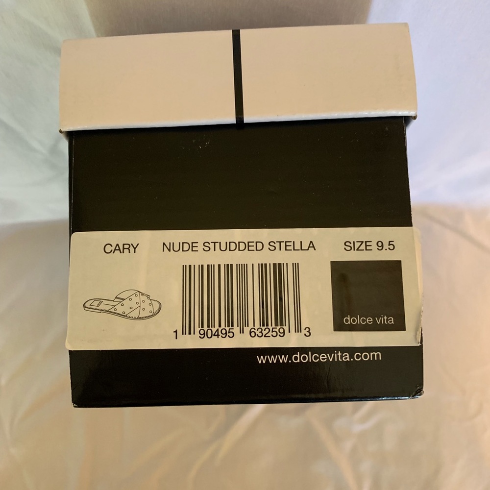 Dolce Vita Nude Studded Stella Slide Size 9.5 - Picture 7 of 7